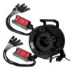 4x XLR Cat6 extender set 25 meter