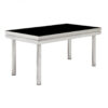 DJ Booth Stage (50x100x100cm) + Zwarte Rok